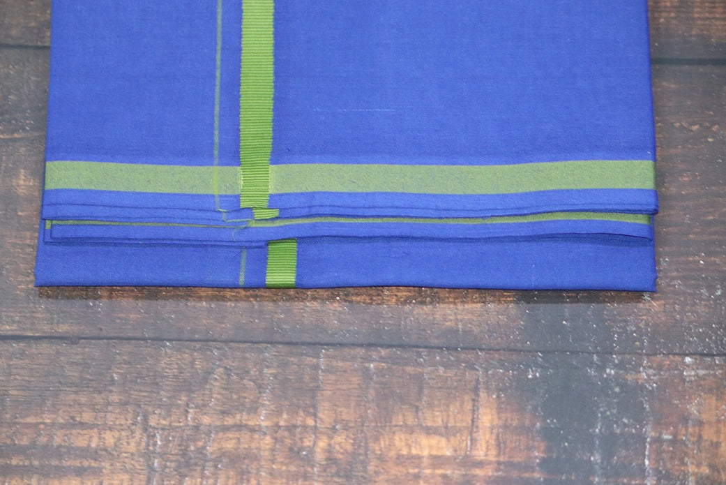 Supreme Blue Dhoti - 2mtr