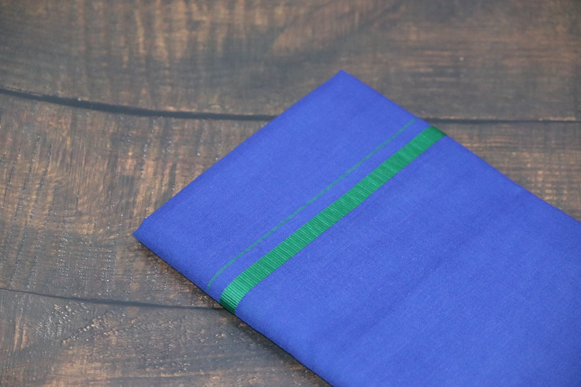 Supreme Blue Dhoti - 2mtr
