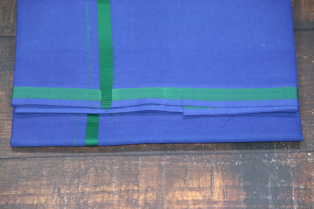 Supreme Blue Dhoti - 2mtr