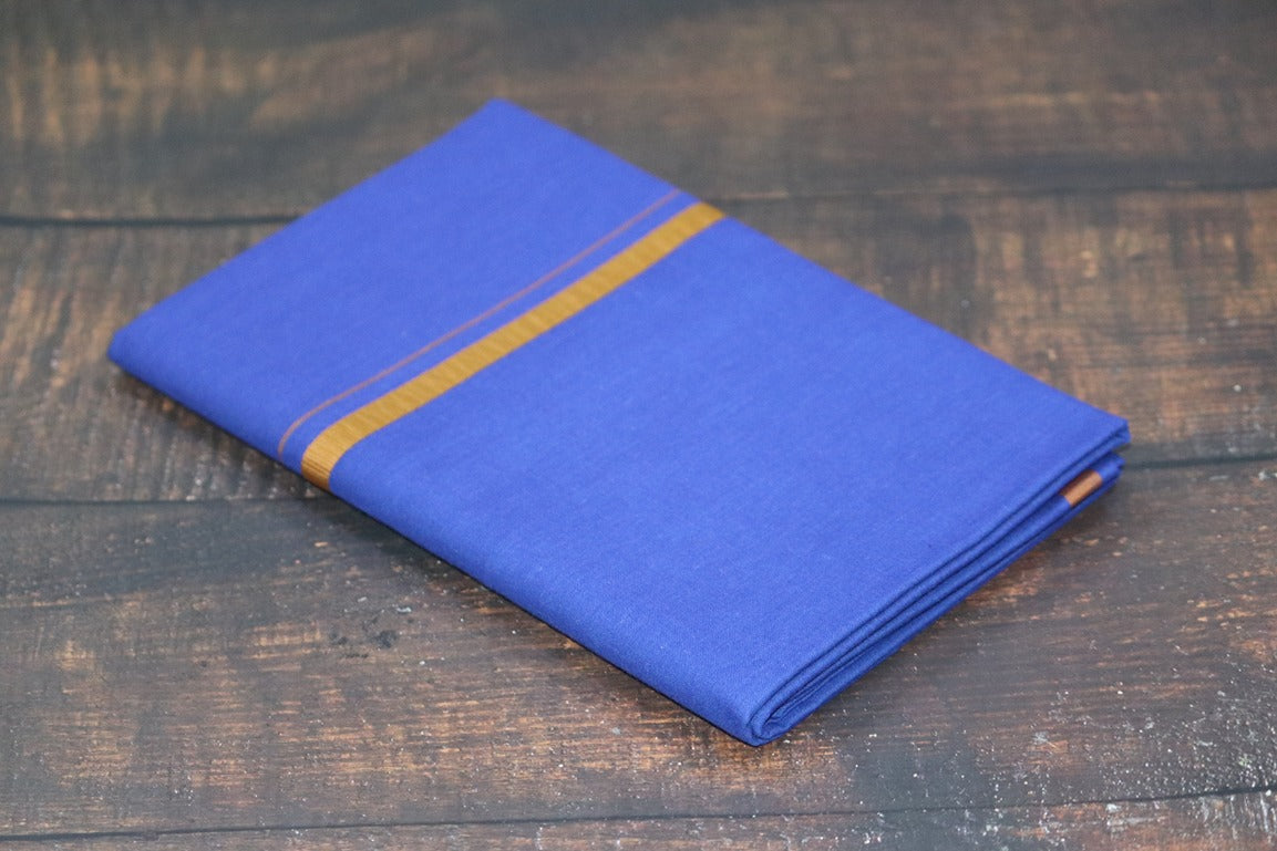 Supreme Blue Dhoti - 2mtr
