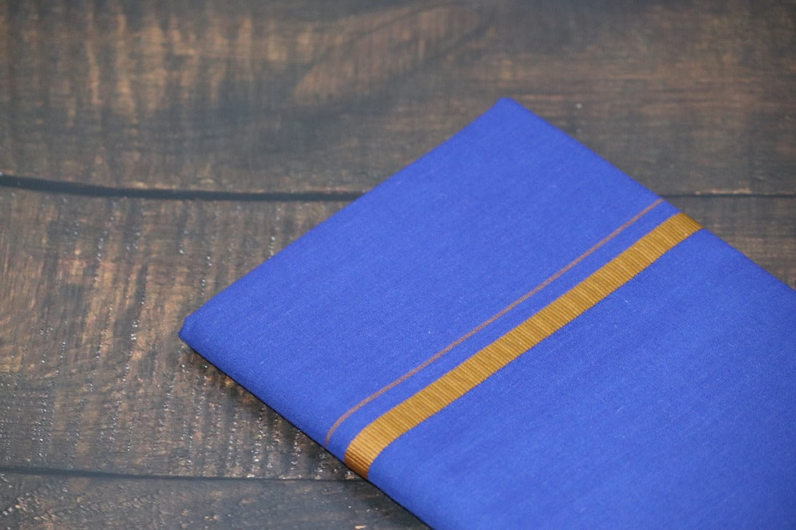 Supreme Blue Dhoti - 2mtr