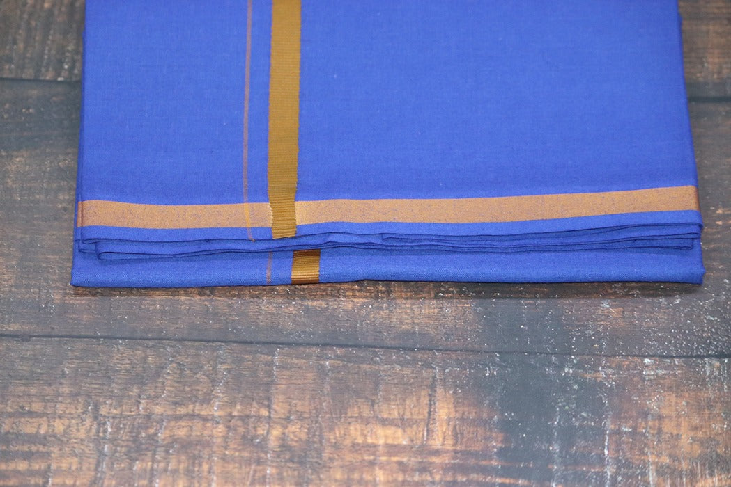 Supreme Blue Dhoti - 2mtr