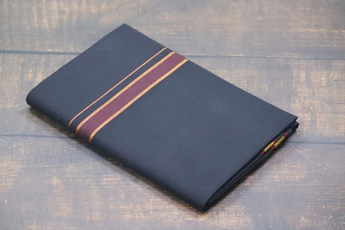 Pet Design Black Dhoti - 2mtr
