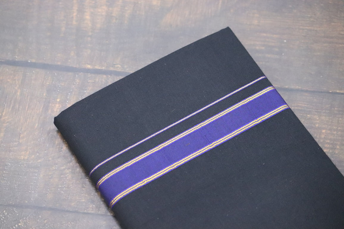 Pet Design Black Dhoti - 2mtr