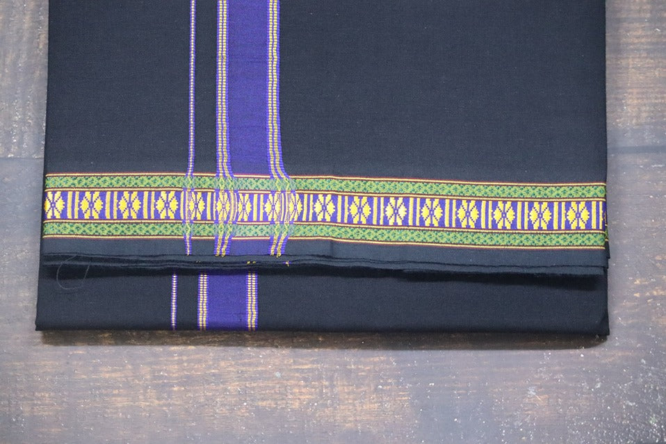 Pet Design Black Dhoti - 2mtr