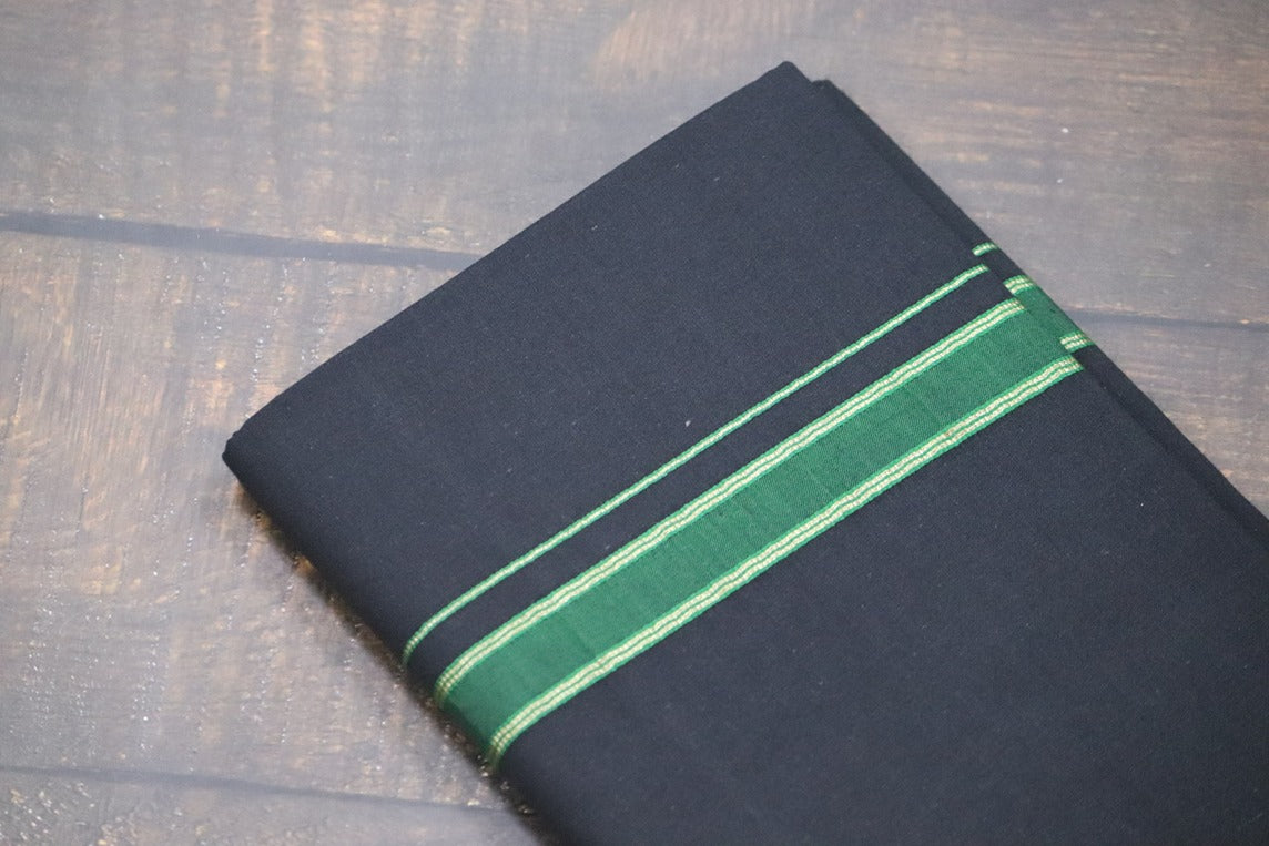 Pet Design Black Dhoti - 2mtr