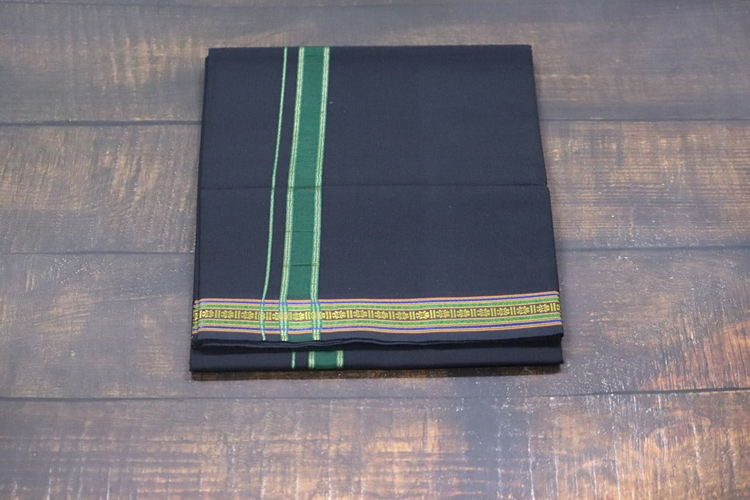 Pet Design Black Dhoti - 2mtr
