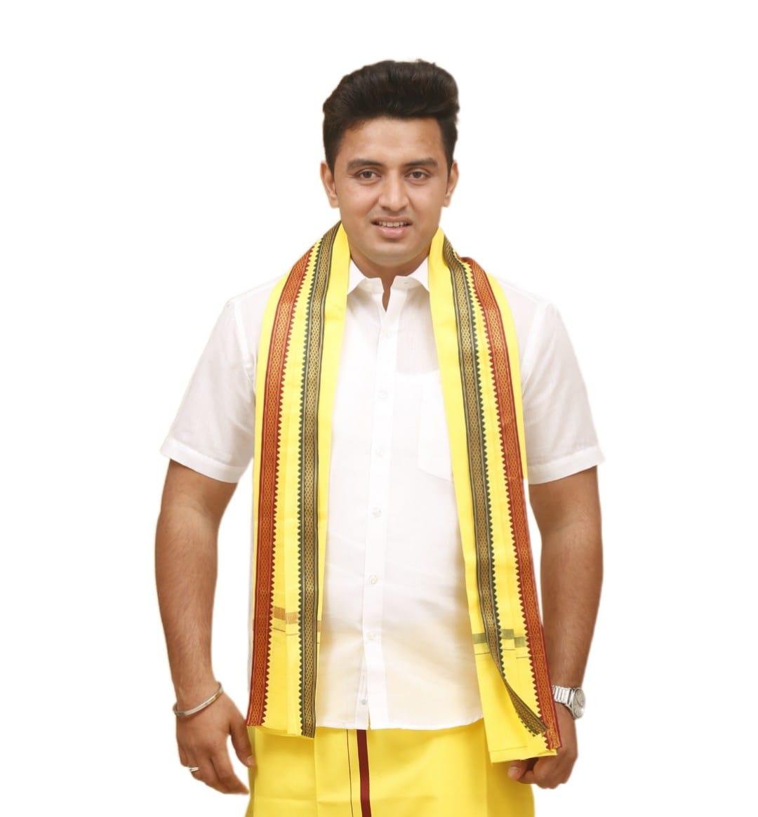 Thalapathy (L.yellow) Angavashthiram/Towel