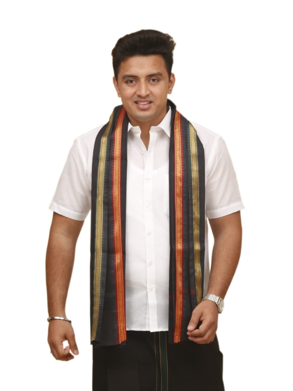 Thalapathy (Black) Angavashthiram/Towel