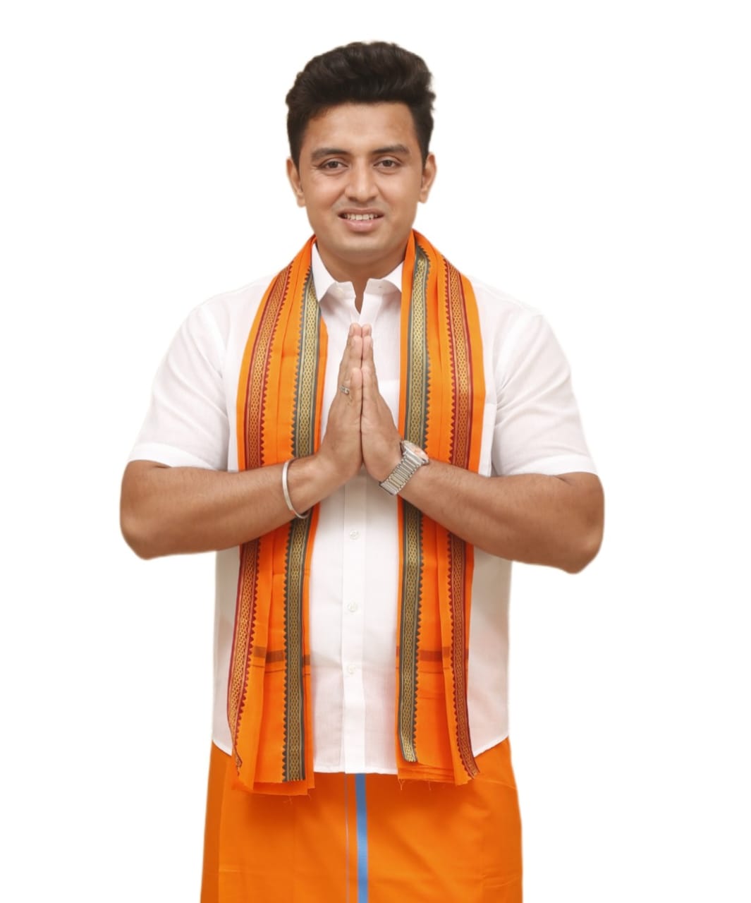 Thalapathy (Orange) Angavashthiram/Towel