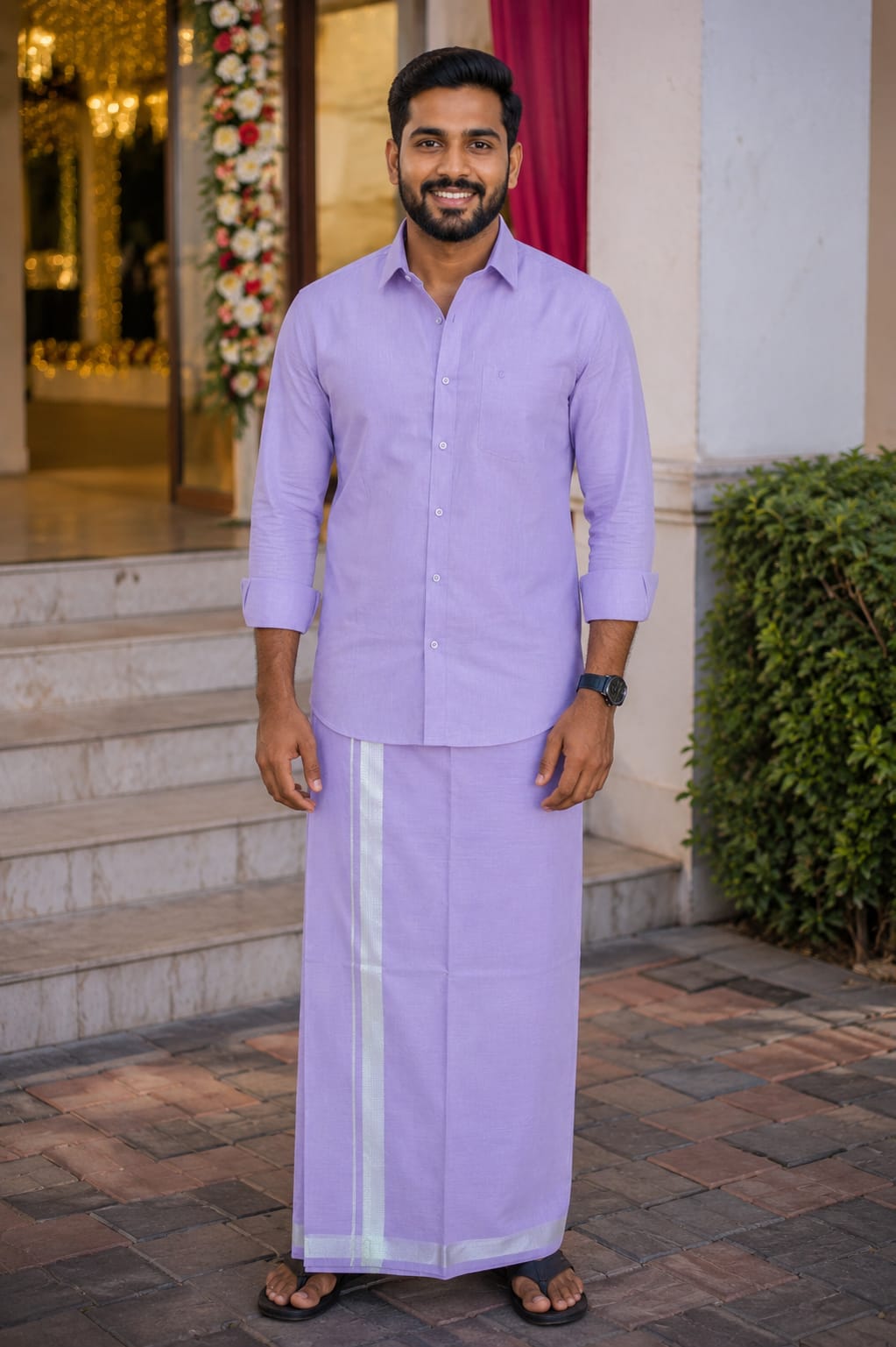 Royal Tissue Lavendar Matching Set