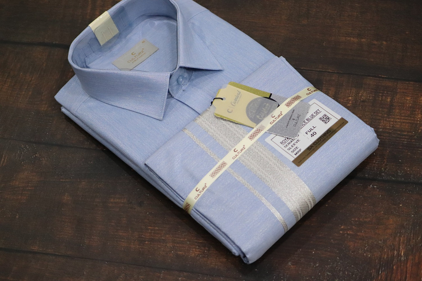 Royal Tissue Ice Blue Matching Set