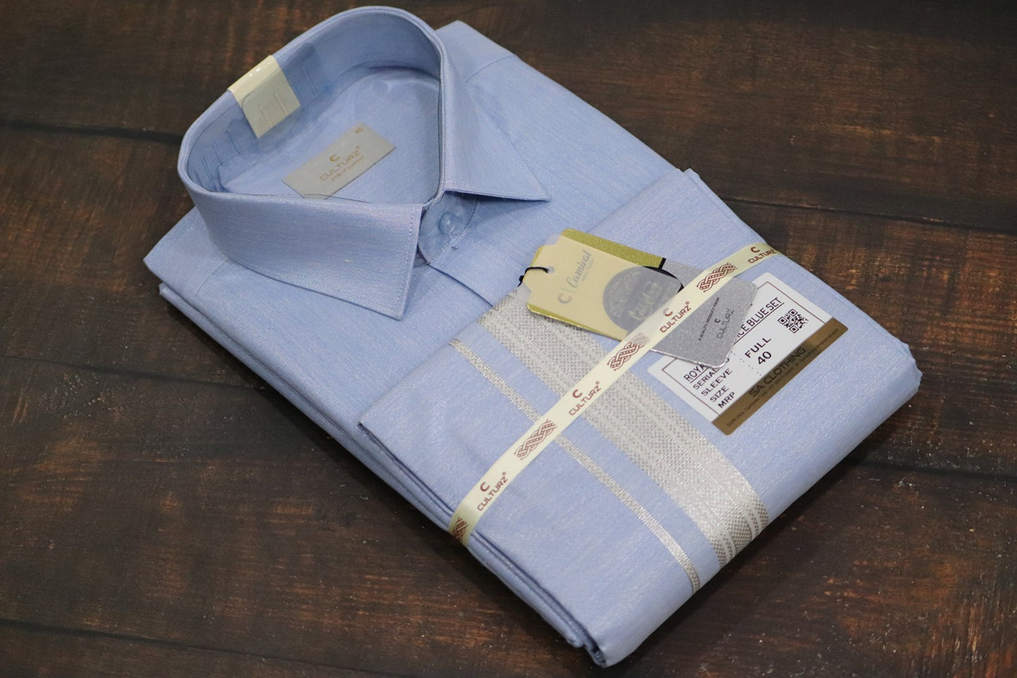 Royal Tissue Ice Blue Matching Set