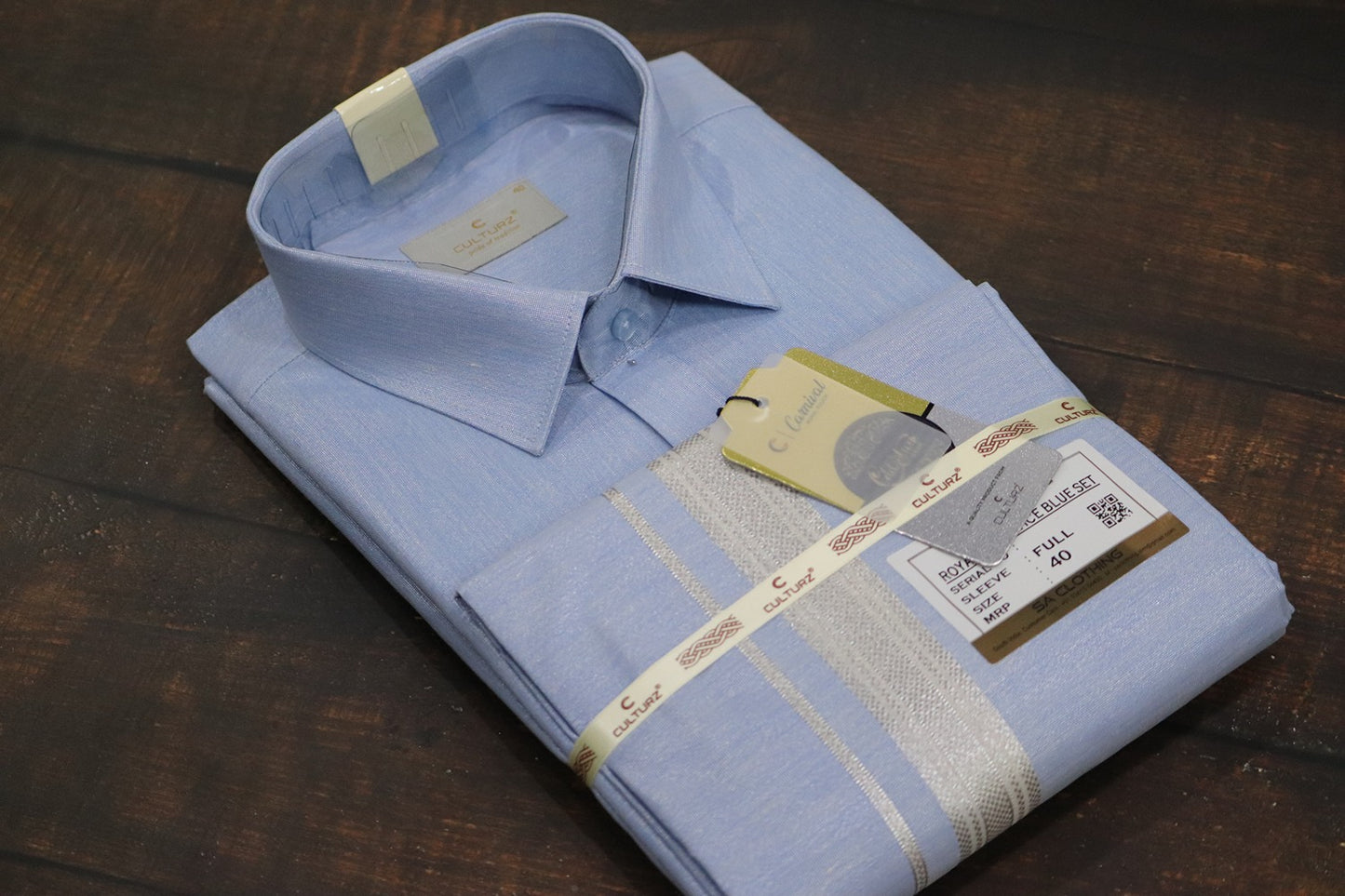 Royal Tissue Ice Blue Matching Set