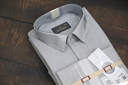 Royal Tissue Steel Grey Matching Set