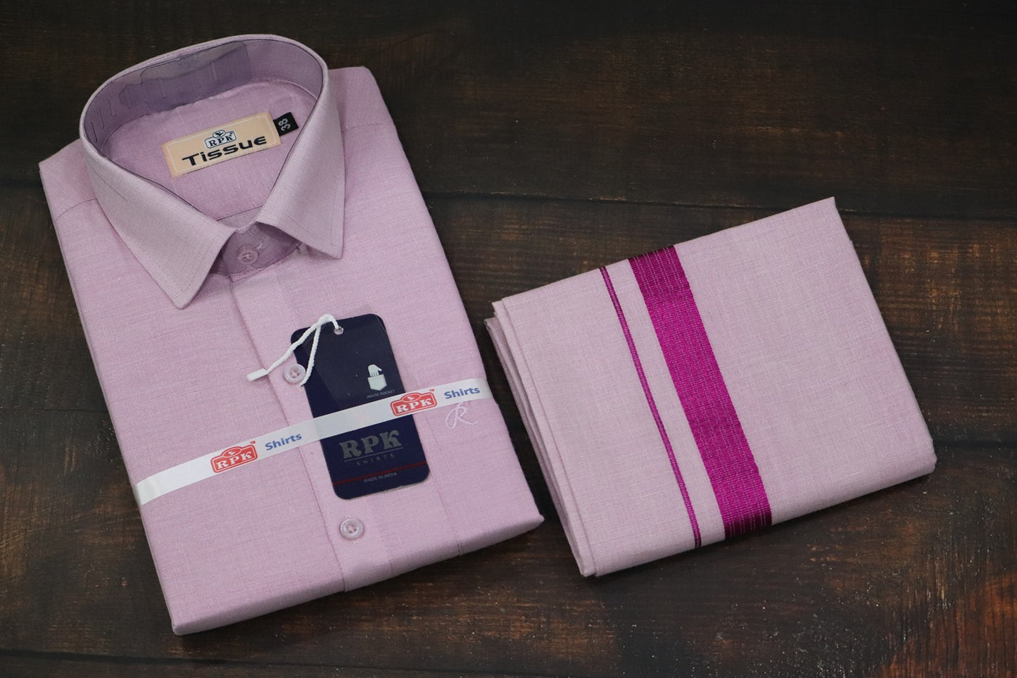 Tissue Deluxe Dark Pink Matching Set