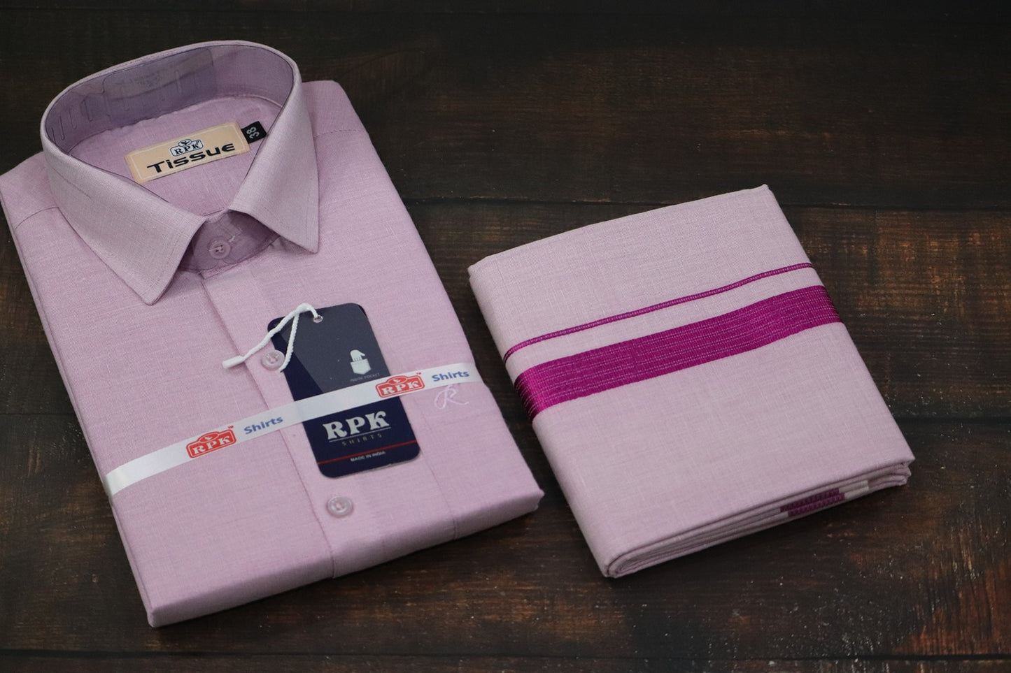 Tissue Deluxe Dark Pink Matching Set