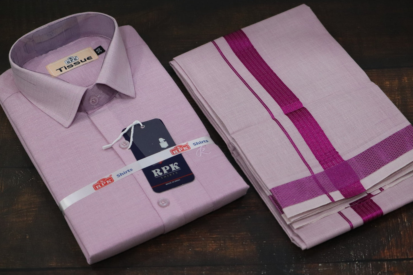Tissue Deluxe Dark Pink Matching Set