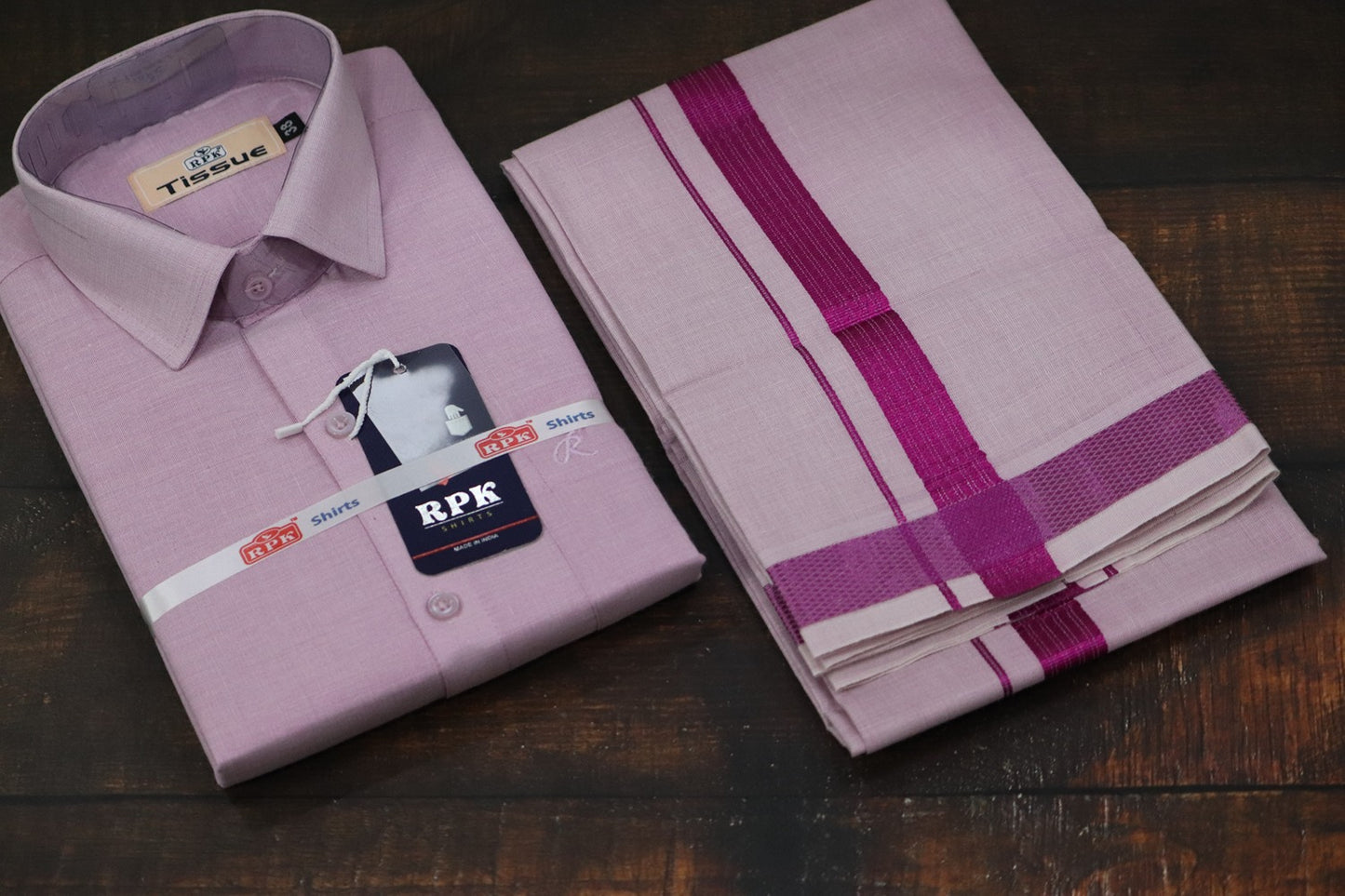 Tissue Deluxe Dark Pink Matching Set