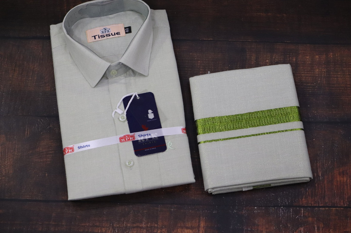 Tissue Deluxe Forest Green Matching Set