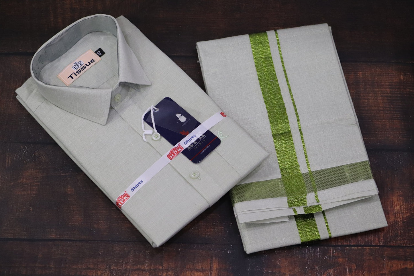 Tissue Deluxe Forest Green Matching Set