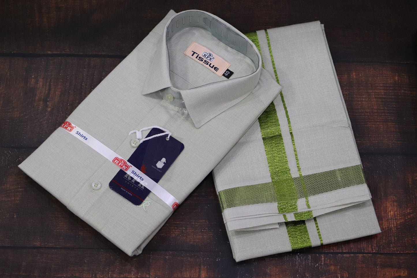 Tissue Deluxe Forest Green Matching Set