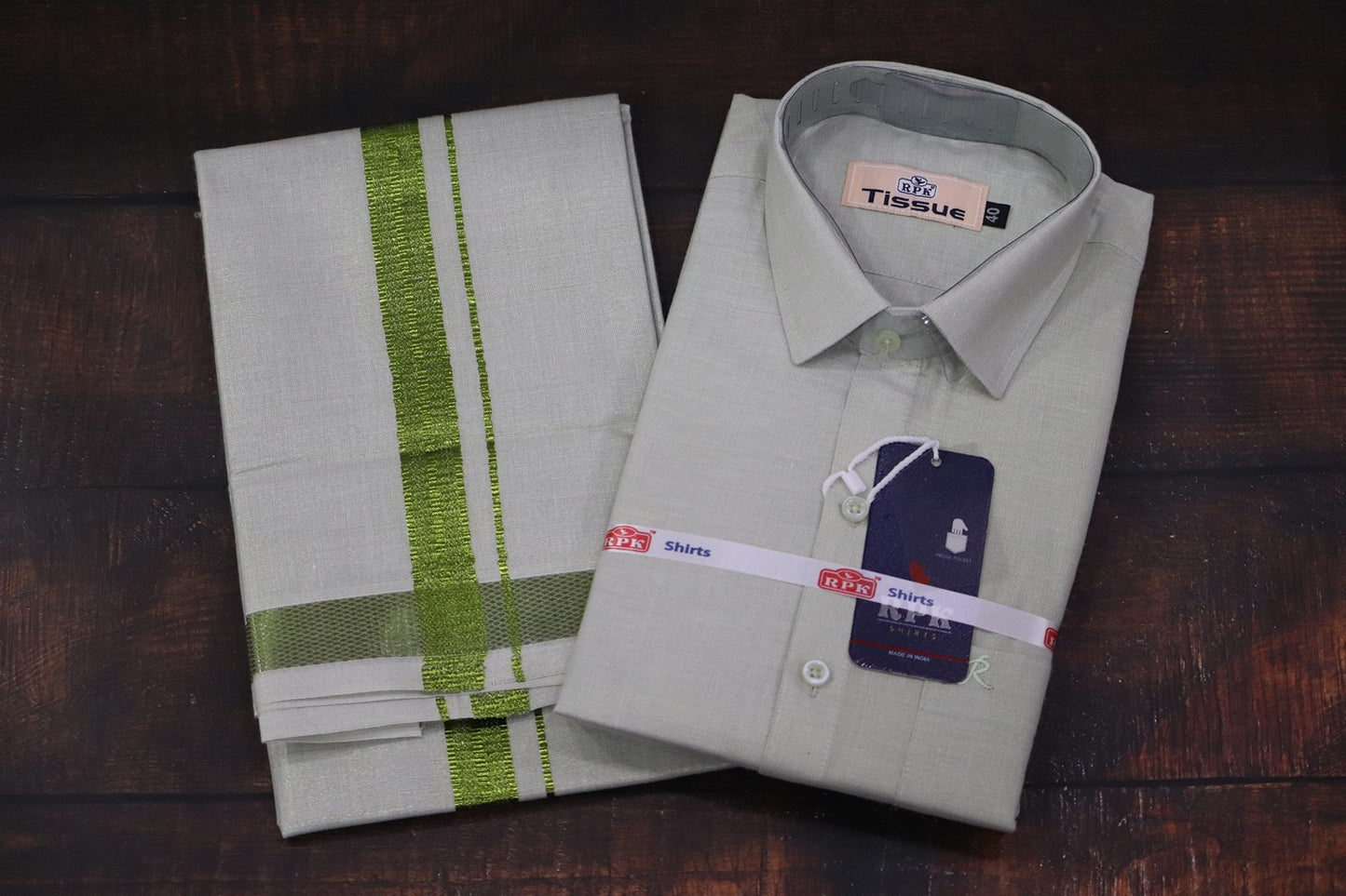 Tissue Deluxe Forest Green Matching Set