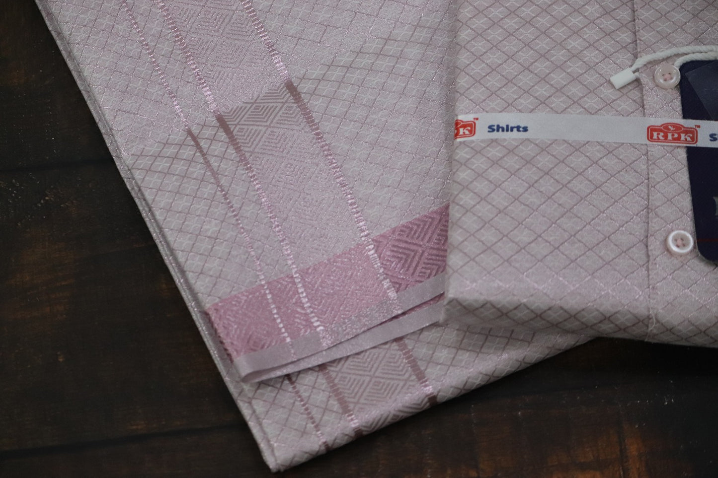 Tissue Jackard Premium Sandstone Matching Set - Design 003