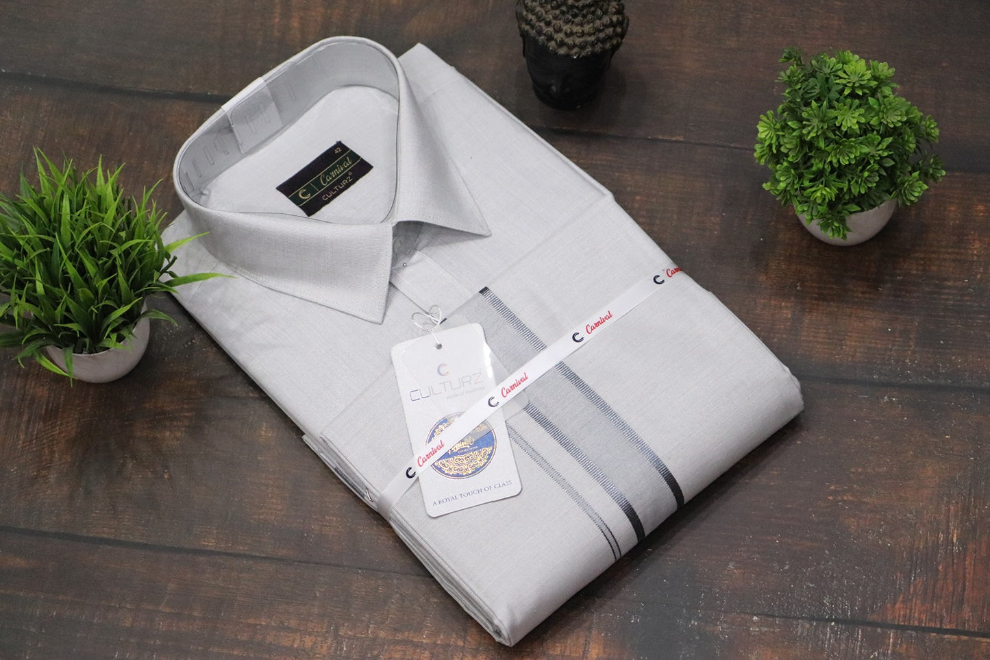 Tissue Steel Grey Matching Set