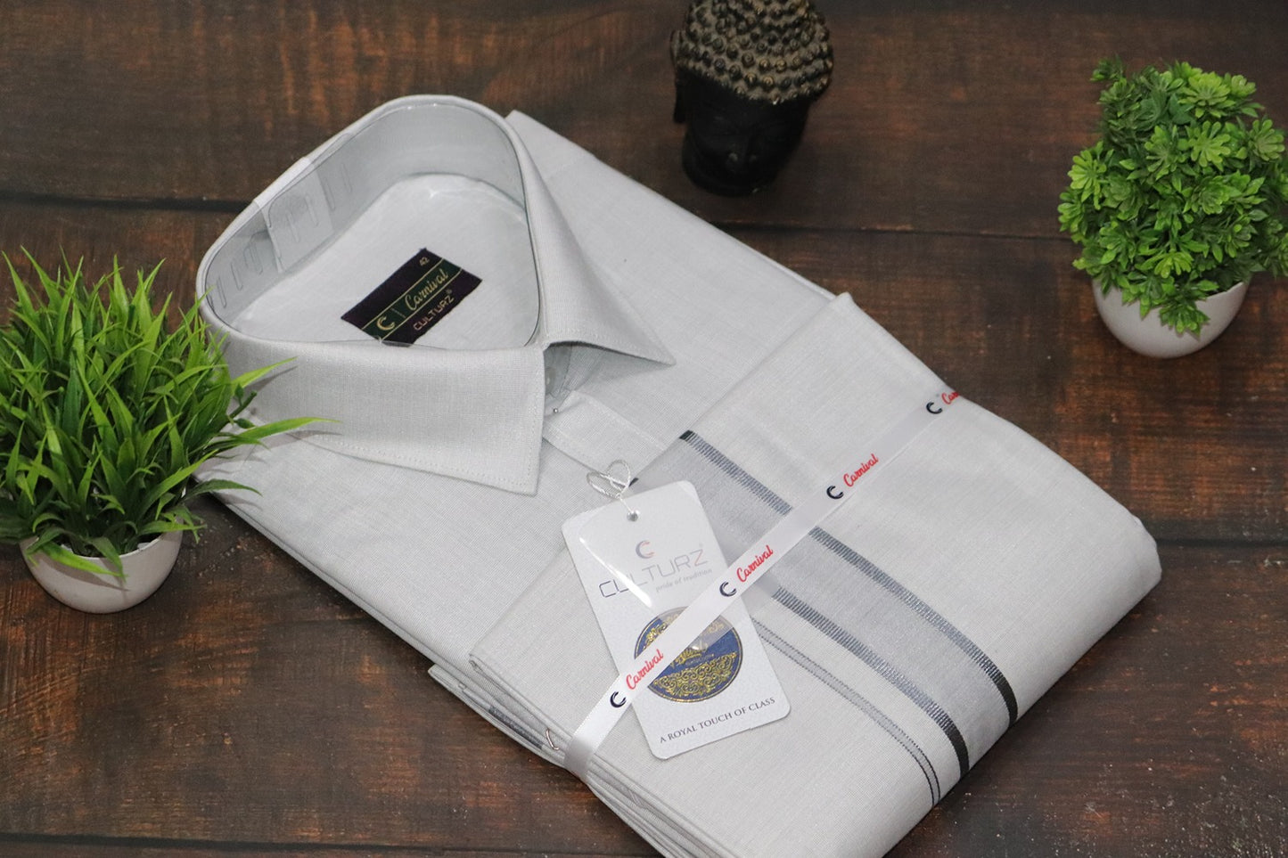 Tissue Steel Grey Matching Set
