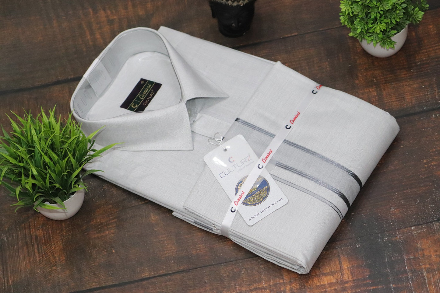 Tissue Steel Grey Matching Set