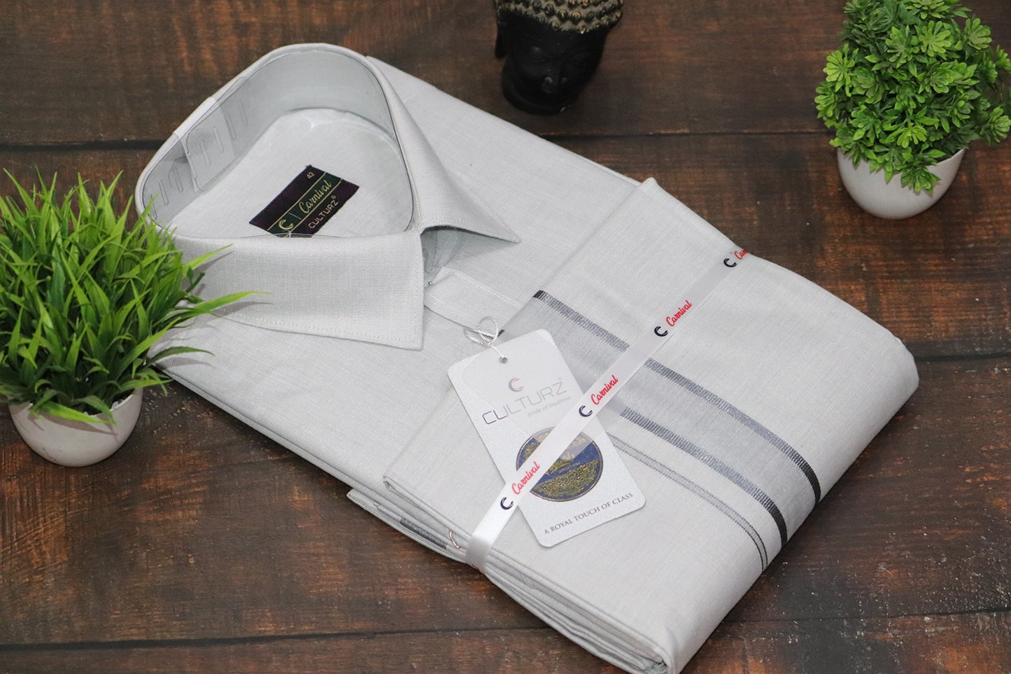 Tissue Steel Grey Matching Set