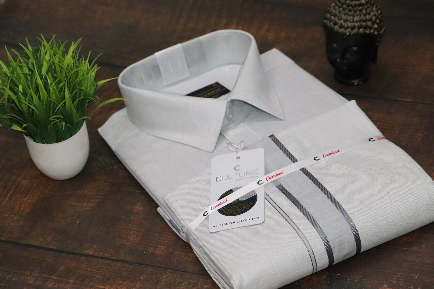 Tissue Steel Grey Matching Set