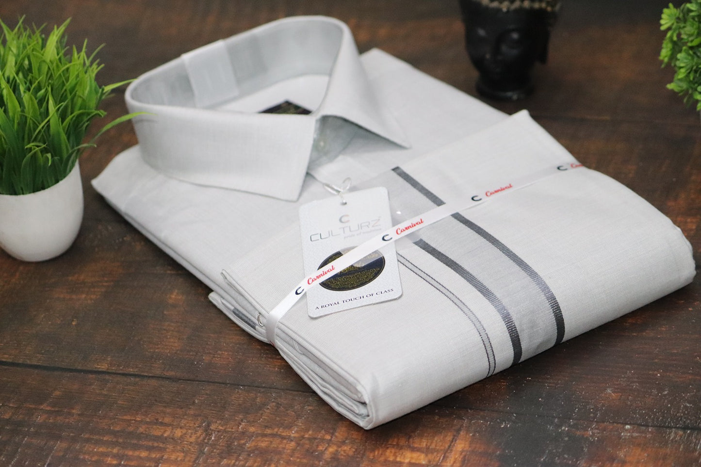 Tissue Steel Grey Matching Set