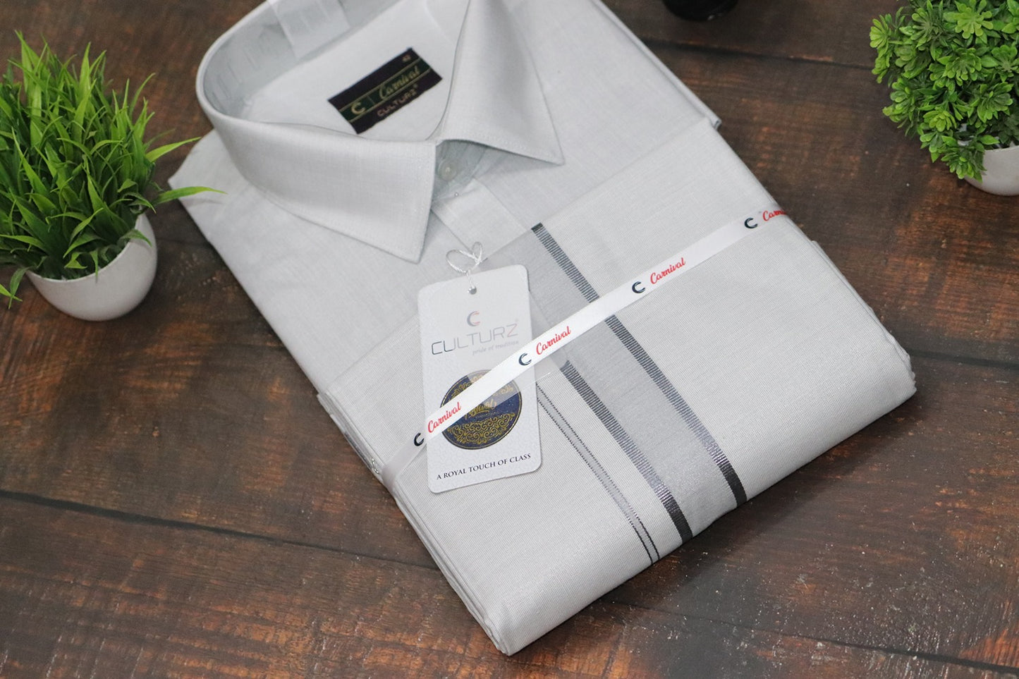 Tissue Steel Grey Matching Set