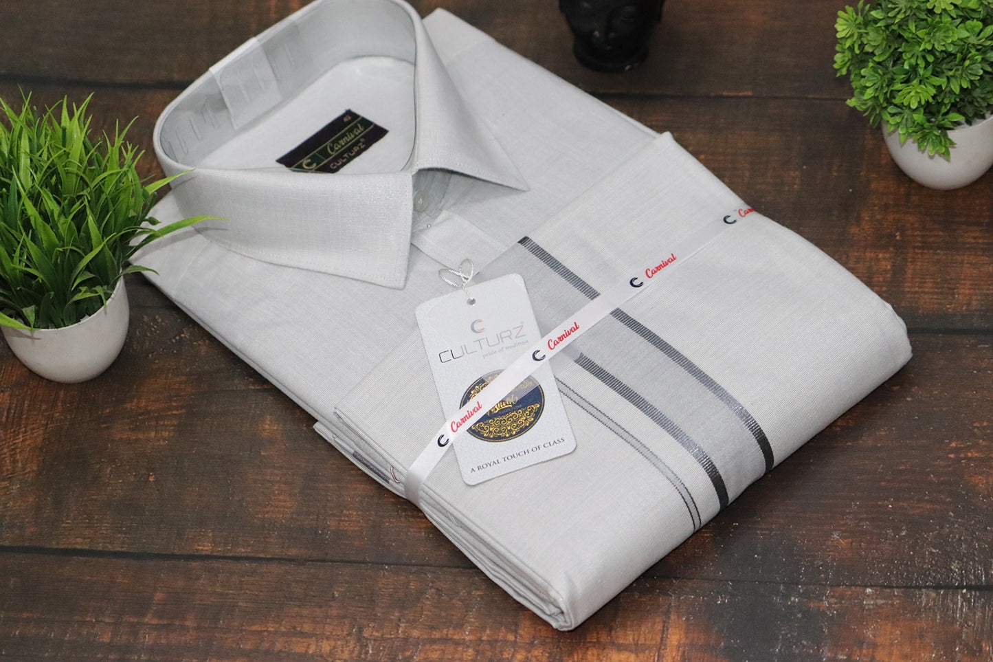 Tissue Steel Grey Matching Set