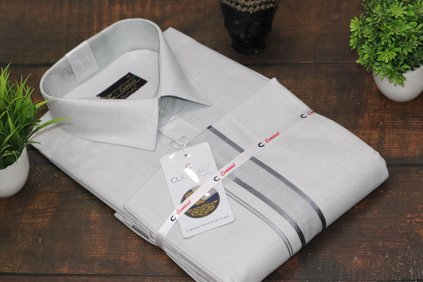 Tissue Steel Grey Matching Set