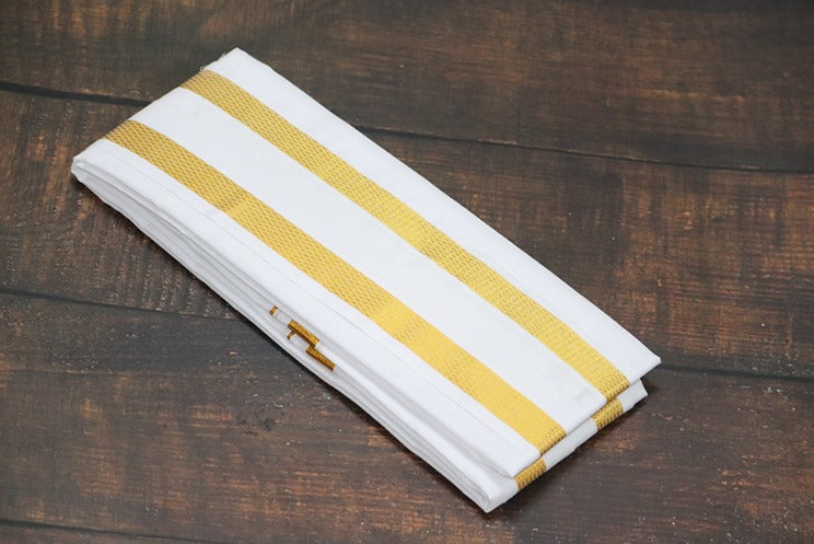 Jari White 30k Angavasthiram/Towel