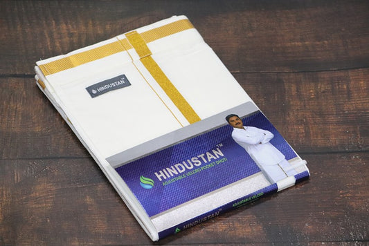 Velcro 30k Cream Dhoti (Size 28 to 40) - All Size
