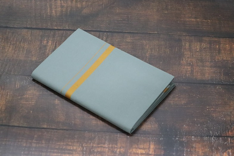 Cement Grey Dhoti with BB Border - 2mtr