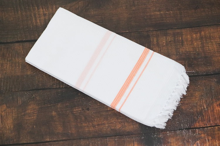 Mayura White Towel (Size 30x60)
