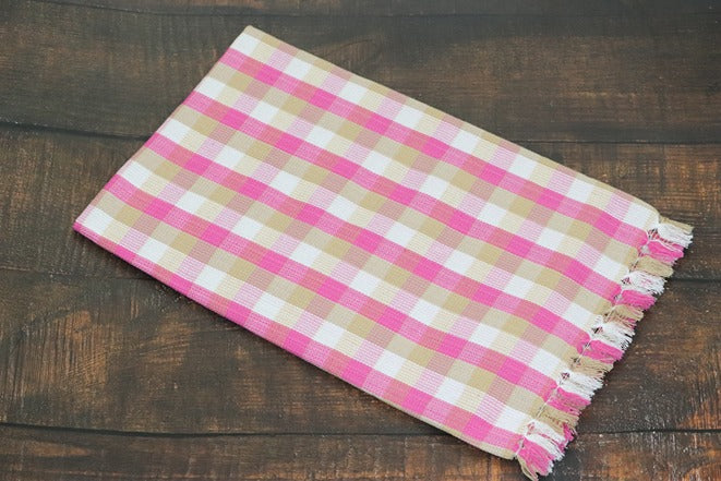 Bigboss Colour Checked Towel (Size 30x60)