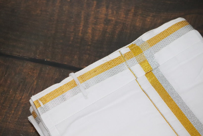 Velcro 30k Silver+Gold (Half & Half Mixed)- All Size (28 to 40)