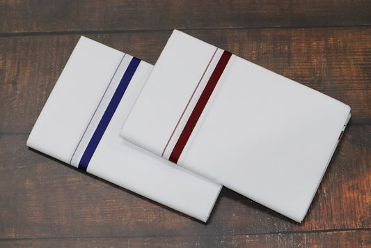ROYAL BB DHOTI (2 Combo Dhotis) - 2MTR (MAROON+D.BLUE)