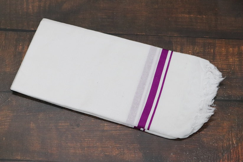 GaneshBrand White Towel - 3 Towel Combo(Size 27x54)