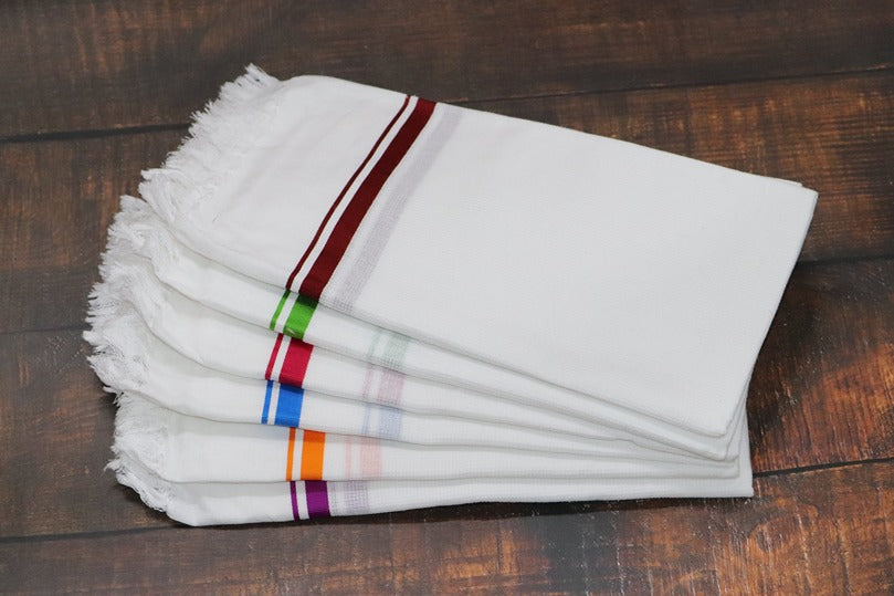 GaneshBrand White Towel - 3 Towel Combo(Size 27x54)