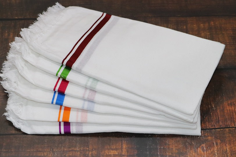 GaneshBrand White Towel - 3 Towel Combo(Size 27x54)