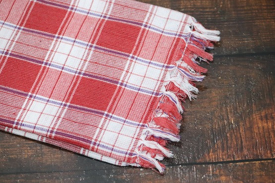 Deluxe Matty Check Towel - 5 Piece Combo(Size 27x54)