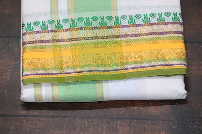 Jari Fancy Panchakacham Dhoti - 9x5 (6.30mtr)