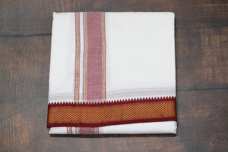Mayilkann (7 kann) Panchakacham Dhoti - 9x5 (6.30mtr)